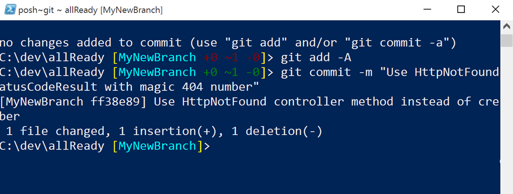 git commit